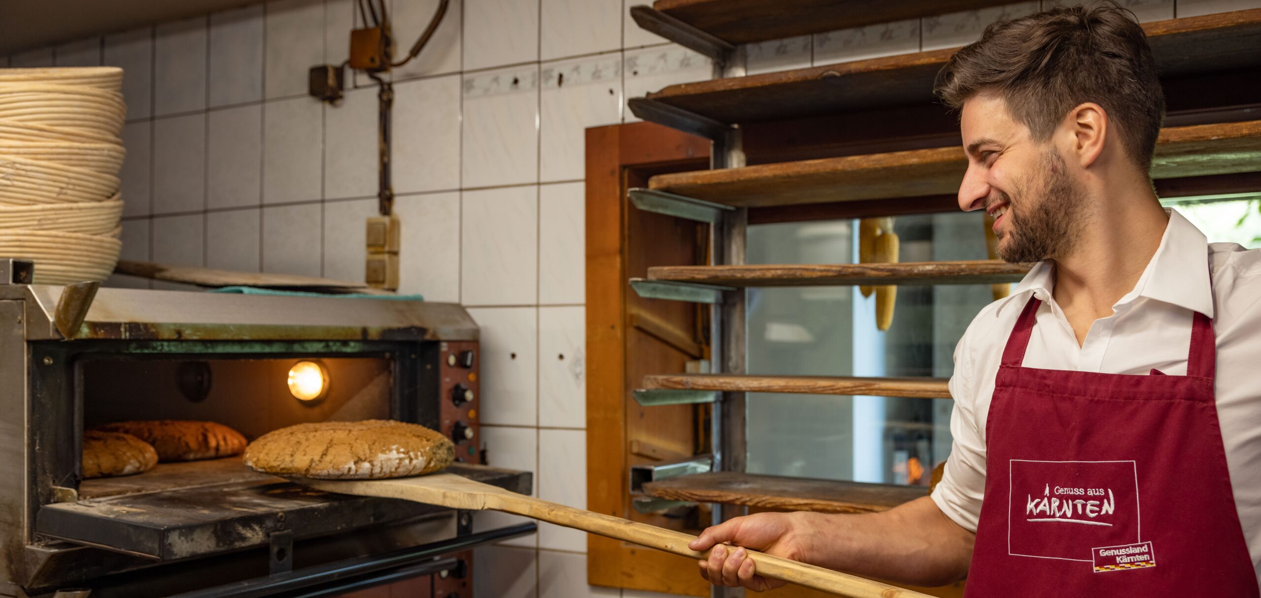 Roggenbrot aus dem Holzofen der Buschenschank Egger