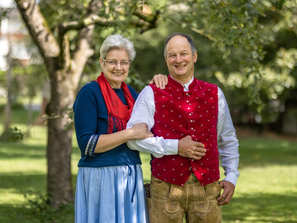 Burgi und Karl Egger von der Buschenschank Egger